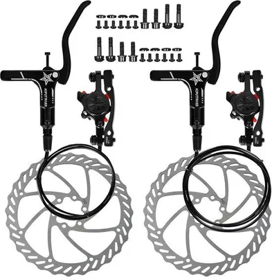 Obrázek produktu pro Kompletní sada hydraulických jízdních brzd - pro horské kolo nebo silniční kolo