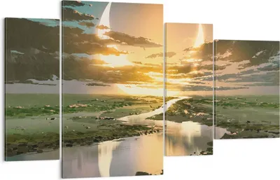 Produktbild von Bild auf Leinwand - Leinwandbild - natur natur - 120x70cm - Wand Bild - Wanddeko - Wandbilder - Leinwanddruck - Bilder - Kunstdruck - Wanddekoration - Leinwand bilder - Wandkunst - DL120x70-4042