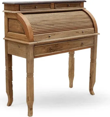 Produktbild von SIT Möbel Sekretär | 4 Schubladen, 5 kleine Fächer | mit Rollladen | Teakholz natur | B 100 x T 41 x H 106 cm | 06240-34 | SERIE SEADRIFT
