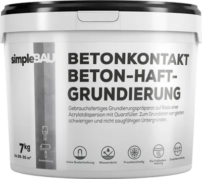 Produktbild von SimpleBau wasserfest Haftgrundierung für Beton gebrauchsfertige, 7kg
