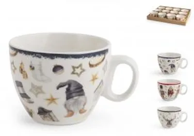 Immagine prodotto di H&H Set 12 Tazze Tè Noel Cc220