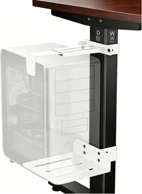 Produktbild von PC Halterung unter Tisch, CPU Halterung bohrfrei, Schreibtisch Computerhalter bis 18 kg