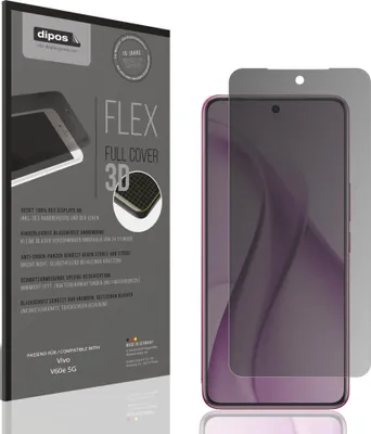 Produktbild von Full Cover Privacy Blickschutzfolie für Vivo V60e 5G Folie Anti-Shock