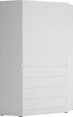 Produktbild von Eckkleiderschrank 2 Türen weiß FLINT-129