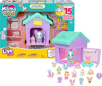 Zdjęcie produktu dla Little Live Pets Zestaw Puppy Party 15 niemowląt akcesoria