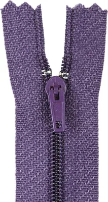 Produktbild von 1 Reißverschluss spiral 20cm x 3mm unteilbar, Autolock, Farbauswahl, Farbe:196 aubergine