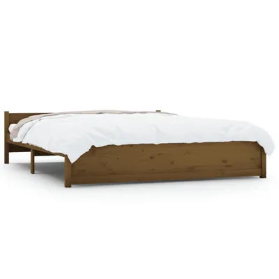 Obrázek produktu pro vidaXL Postel z masivu Honey Brown 200x200 cm