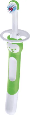 Productafbeelding van MAM tandenborstel trainingset + 1 borstel voor baby's vanaf 6 maanden