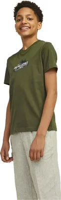 Produktbild von Jack & Jones Mountain Logo Kurzarm-t-shirt Grün 8 Years Junge Grün 8 Years