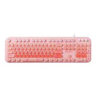 Obrázok produktu pre Mofii Podsvietená drôtová klávesnica Love Me (ružová)