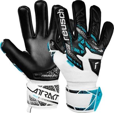 Produktbild von Reusch Torwarthandschuhe Attrakt Gold NC Junior mit Negative Cut 1125 whit/silver/black 6