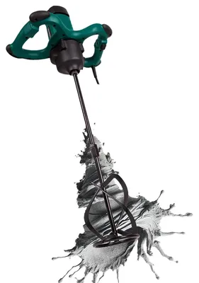 Farb- und Betonmischer 1800 W, 2 Gänge, 3 m Kabel, Rührstab 140×600 mm