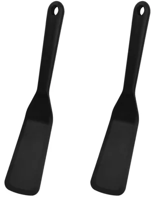 Immagine prodotto di Set da 2 spatole in silicone, resistenti al calore e antiaderenti, colore nero