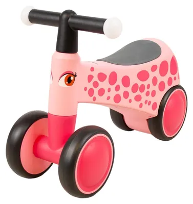 Produktbild von BabyTrold Pinky Lauflernfahrzeug mit 4 Rädern, ergonomischem Design und leuchtendem Lenker