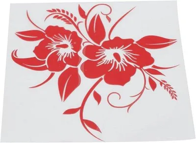 Zdjęcie produktu dla Naklejka samochodowa - Wodoodporna - Uniwersalna - Czerwona folia - Do samochodów - Do dekoracji