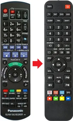 Produktbild von Fernbedienung passend für PANASONIC N2QAYB000759