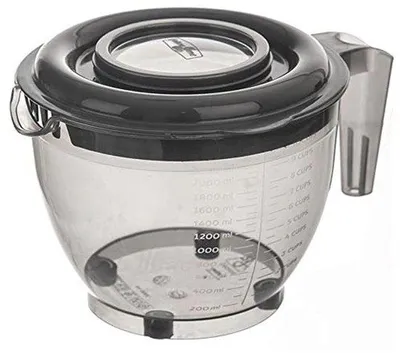 Produktbild von Famanu Rührschüssel mit Spritzdeckel und Maßskala - 2,5 l