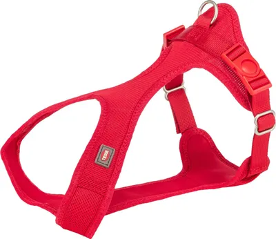 Produktbild von TRIXIE Comfort Soft Touren-Geschirr - rot - 33–50 cm/20 mm