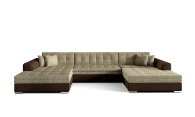 Produktbild von Ecksofa Couchgarnitur Vento mit Schlaffunktion – Großzügige Wohnlandschaft in U-Form