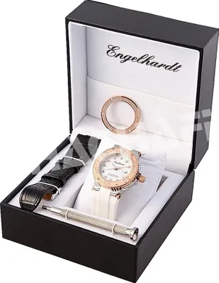 Produktbild von Engelhardt Damenuhr mit Kautschukarmband