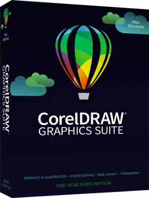 Obrázok produktu pre CorelDRAW Graphics Suite 1 licencia(y) 1 rok