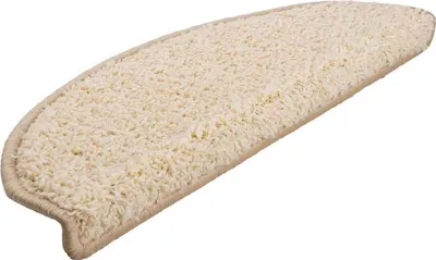 Immagine prodotto di vidaXL Tappetini 20 pezzi 65x21x4 cm Crema Semicircolare Grande
