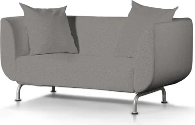 Produktbild von Dekoria Bezug für Strömstad 2-Sitzer Sofa, grau, Bezug für Sofa Stromstad 2-sitzer