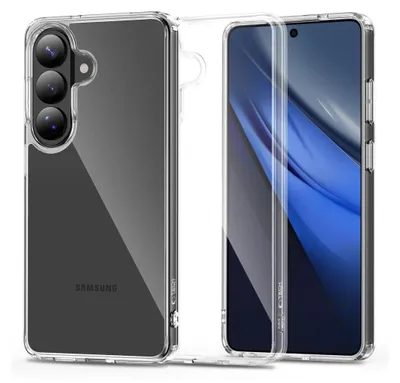 Image de Tech-Protect FlexAir Hybrid pour Samsung Galaxy S26 : coque de téléphone transparente et ultra-fine