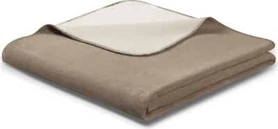 Produktbild von Biederlack Plaid mit Zierstich Doubleface Farbe palisade-feder Größe 150 x 200
