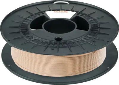 Produktbild von NuNus PLA Holz Filament 1,75mm 0,5kg (Wood),Premium 3D Filament 1.75mm für alle 3D Drucker. Kein Warping, Starke Haftung, kein Verstopfen