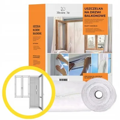 Zdjęcie produktu dla Mission Air Uszczelka okienna klimatyzatora na drzwi balkonowe 210x90