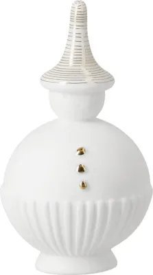 Produktbild von Räder Design Dekofigur Weihnachtszwerg aus Porzellan mit goldenen Akzenten