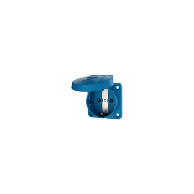 Produktbild von Mennekes 11031 16A2P+E 230V blau Anbausteckdose SCHUKO