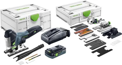 Obrázok produktu pre Festool CARVEX PSC 420 HPC 4,0 EBI-Set akumulátorová výkyvná píla 18 V 120 mm ( 576523 ) bezkartáčová + 1x akumulátor 4,0 Ah + nabíjačka + systainer + príslušenstvo
