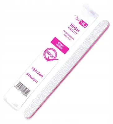 Produktbild von Nail4U Basic Gerader Nagelfeile 180/240 Korn