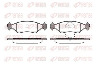 Produktbild von REMSA Bremsbeläge Satz Vorne Bremsklötze für FORD Fiesta Mk4 Schrägheck (JAS, JBS) 0285.10