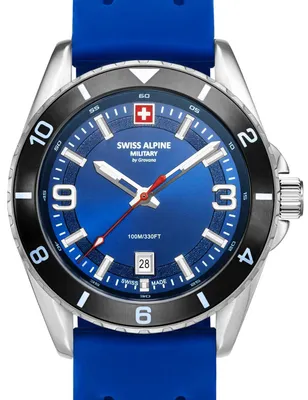 Image de Montre Swiss Alpine Military 7034.1836 Montre Sierra silver blue