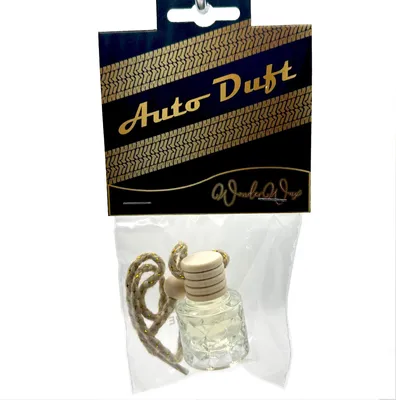 Produktbild von WonderWax Auto Duft Lufterfrischer Kristall Zylinder 8 ml Klar|Kirsch Vanille|Innenraum Deko Parfüm Car Scent Baum Geruch Luxus Aufhänger
