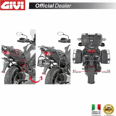Produktbild von Seitenkoffer-Träger GiVi abnehmbar für Monokey® für Kawasaki Versys 1000