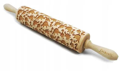 Obrázek produktu pro Folkroll Váleček na sušenky Dinosauři Dětský 43 cm