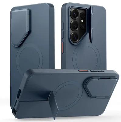 Produktbild von Tech-Protect Polyamid Aura MagSafe S26 Ultra Blau