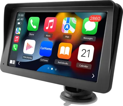 Produktbild von Awesafe 7 Zoll carplay android auto Navigationsgerät Black GPS Bluetooth navi Länderkarte hands-free AUX audio