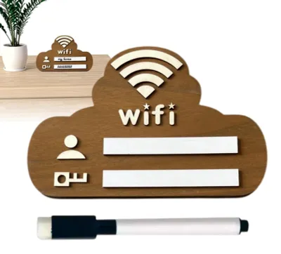 Productafbeelding van Wisbaar WiFi Wachtwoordbord voor Bedrijven