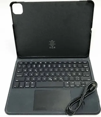 Produktbild von ESR Ascend Tastatur Hülle, iPad Tastatur kompatibel mit iPad Pro 11 (2022/2021/2020/2018), iPad Air 5/4 (2022/2020), magnetische abnehmbare Hülle, Verstellbarer Ständer im Hoch-/Querformat, Schwarz