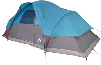Produktbild von vidaXL Kuppel-Familienzelt 9 Personen Blau Wasserdicht