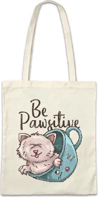 Produktbild von Urban Backwoods Be Pawsitive, Stofftasche, Farbe: Beige