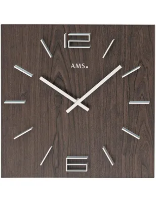 Obrázek produktu pro Wanduhr modern 34 cm x 34 cm x 4 cm - AMS Modell: 9593