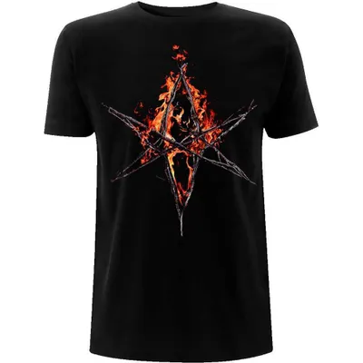 Produktbild von Bring Me The Horizon Flaming Hex Black 2XL T-Shirt