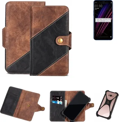 Produktbild von K-S-Trade Handy Hülle Schutz Hülle Schutzhülle Bookstyle Case kompatibel mit Oppo A1 Handy Cover Hülle Schutztasche 1x