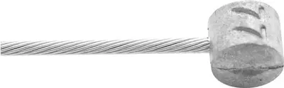 Imagen del producto de Elvedes, cable de freno galvanizado, conector en T, 1x19, 7x6, color plateado, 2250 mm
